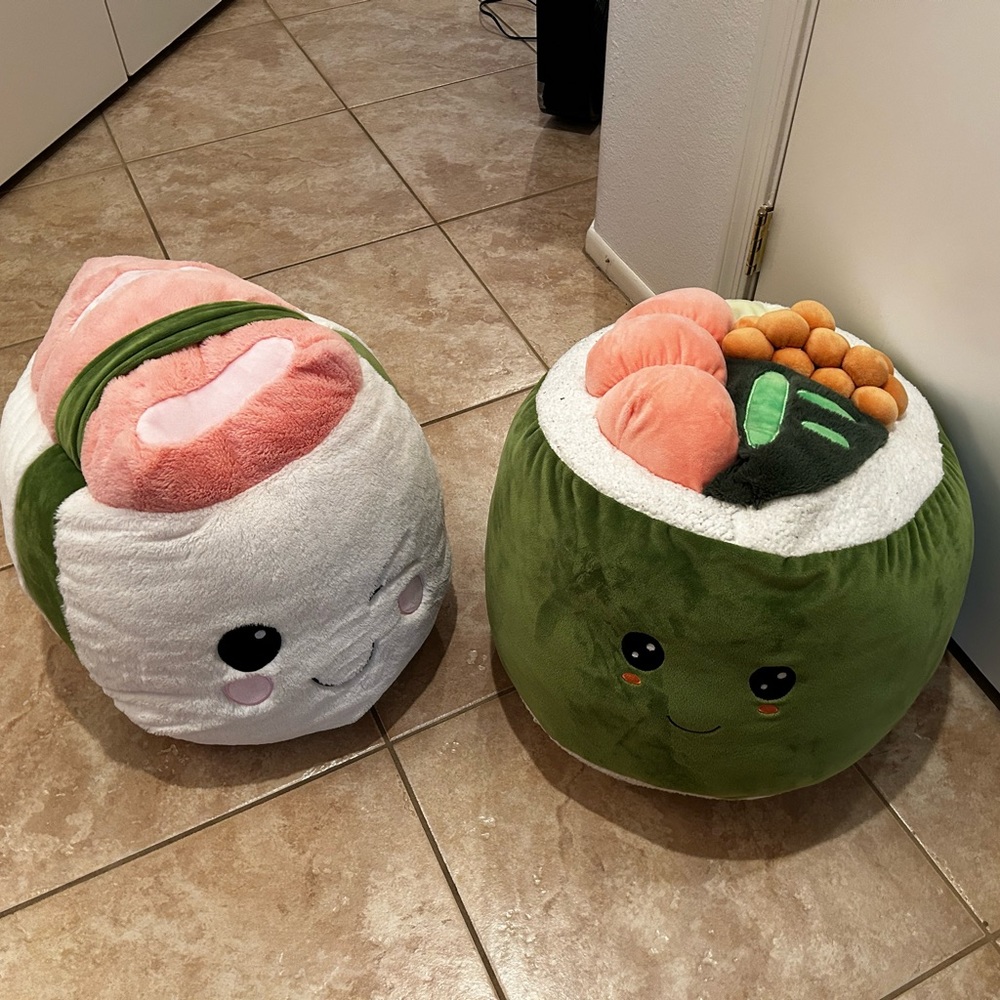giant sushi stuffed animals
